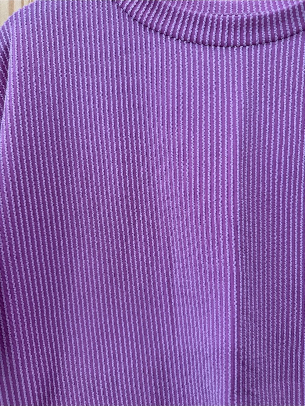 Pink ribbed matching set